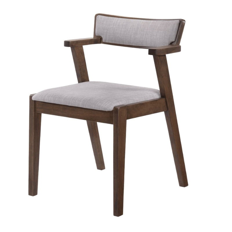 Elsa Dining chair with arm rest in GREY - Sale Now