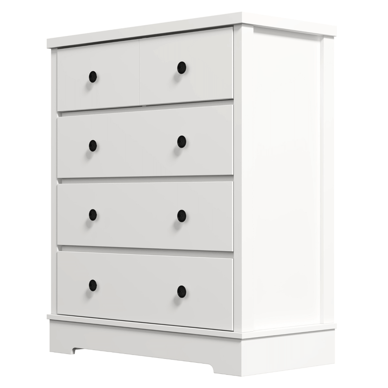 Margaux White Coastal Style Chest of Drawers Tallboy - Sale Now