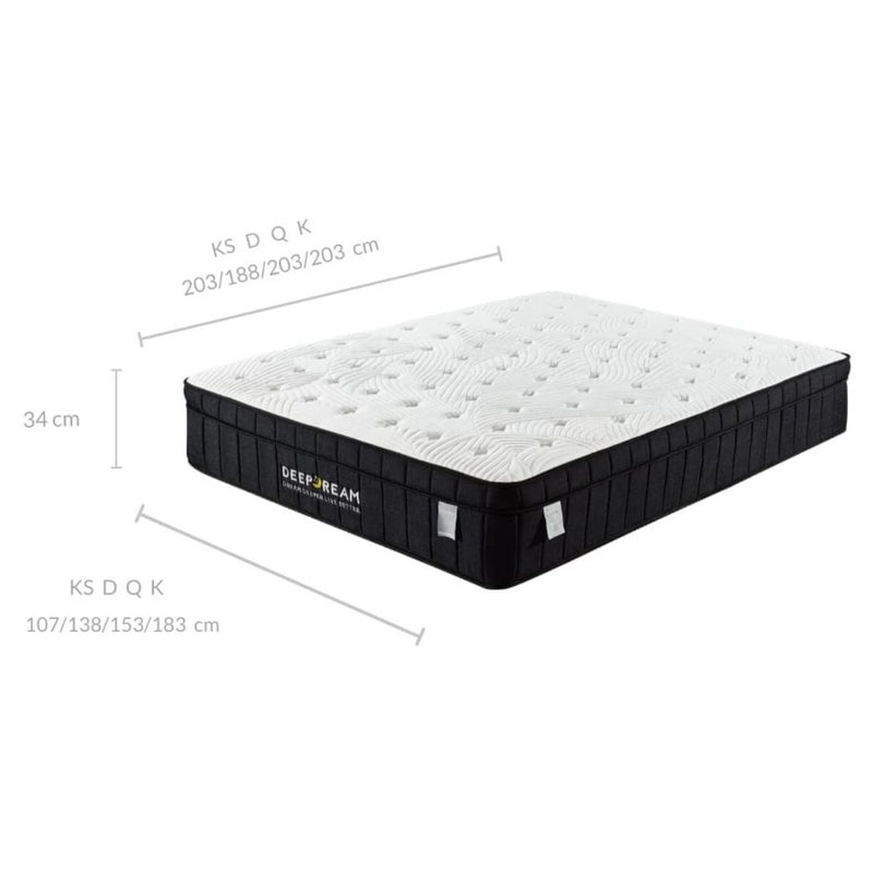 Charcoal Infused Super Firm Pocket Mattress King Single - Sale Now