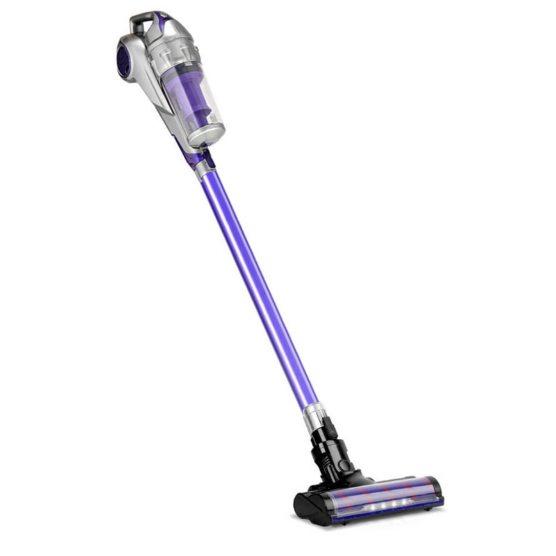 Devanti Cordless Handstick Vacuum Cleaner - Grey and Purple - Sale Now