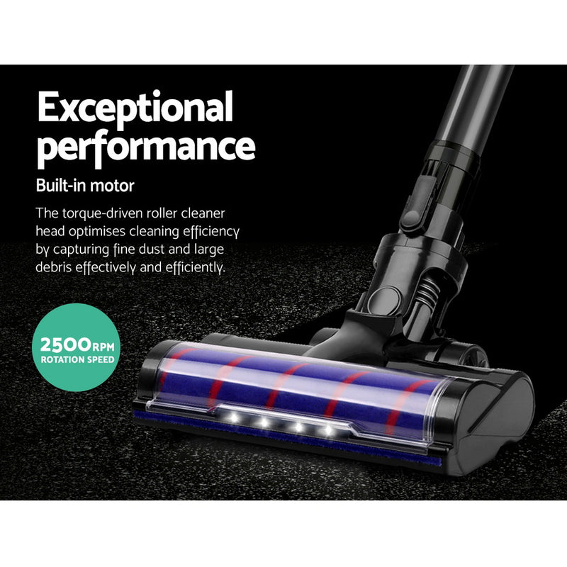 Devanti Cordless Handstick Vacuum Cleaner Head- Black - Sale Now