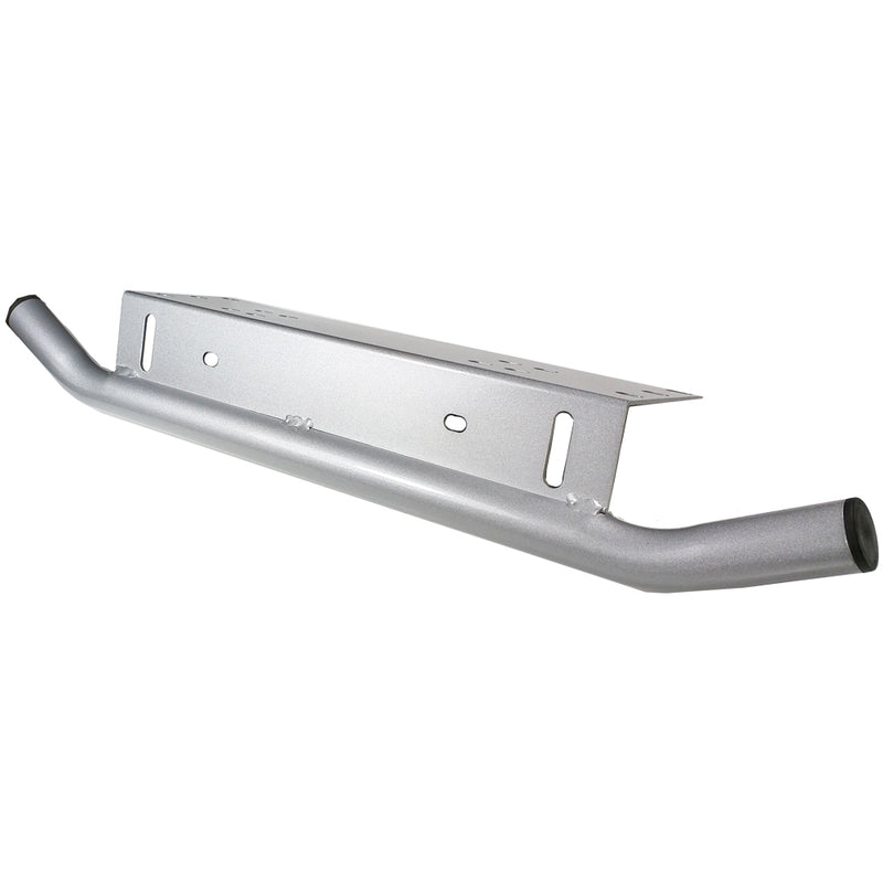 Number Plate Bullbar Frame Mounting Bracket Silver Light Bar Antenne UHF Holder - Sale Now