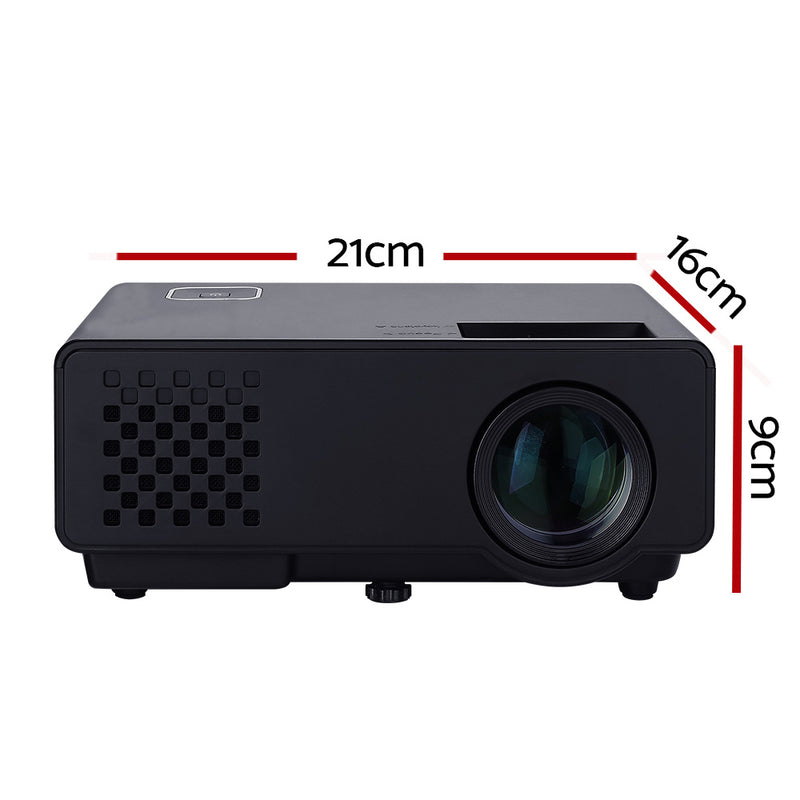 Devanti Mini Video Projector Wifi USB Portable 1000 Lumens HD 1080P Home Theater - Sale Now