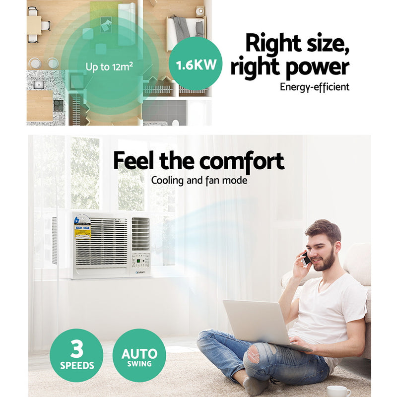 Devanti 1.6kW Window Air Conditioner - Sale Now