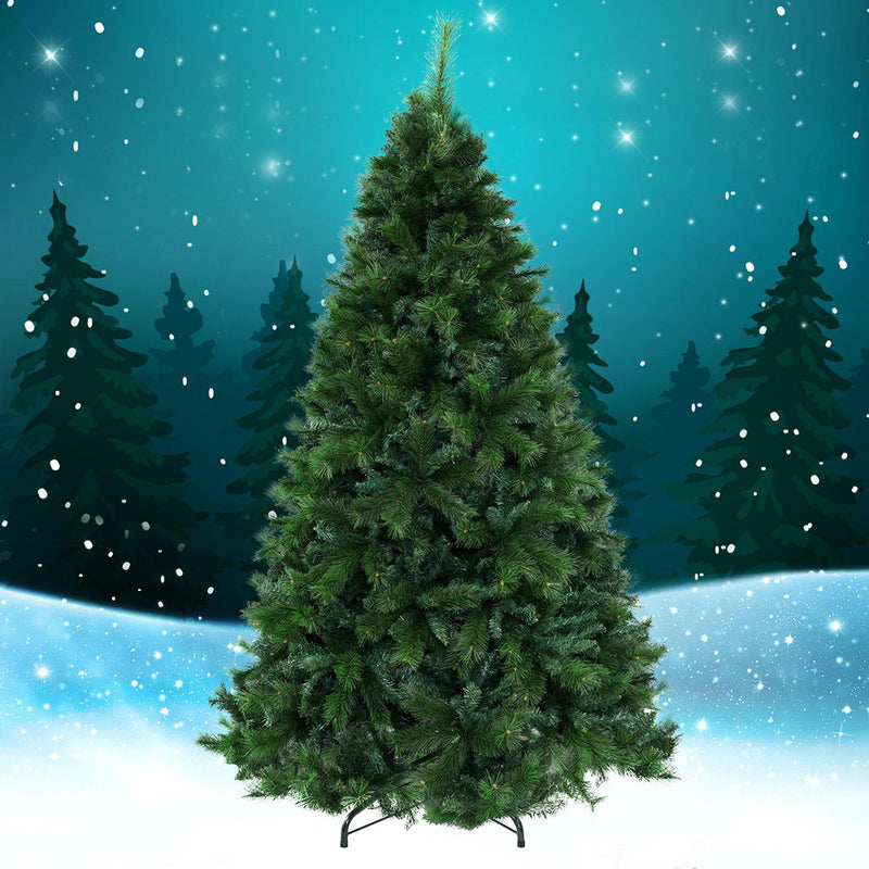 ingle Jollys Christmas Tree 1.8M 6FT Xmas Decoration Green Home Decor 1024 Tips - Sale Now
