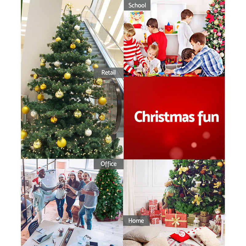 Jingle Jollys 1.8M 6FT Christmas Tree Xmas Decoration Green Home Decor 800 Tips Green - Sale Now