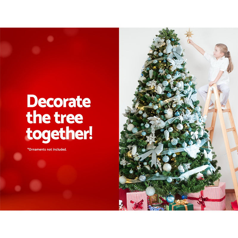 Jingle Jollys 1.8M 6FT Christmas Tree Xmas Decoration Green Home Decor 800 Tips Green - Sale Now