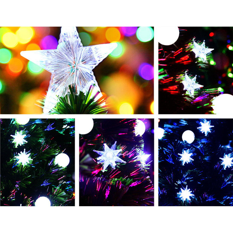Jingle Jollys 1.5M 5FT LED Christmas Tree Optic Fiber Xmas Multi Colour Lights - Sale Now