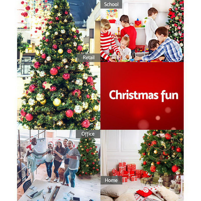 Jingle Jollys 1.8M 6FT Christmas Tree Xmas Decoration Home Decor 500 Tips Green - Sale Now
