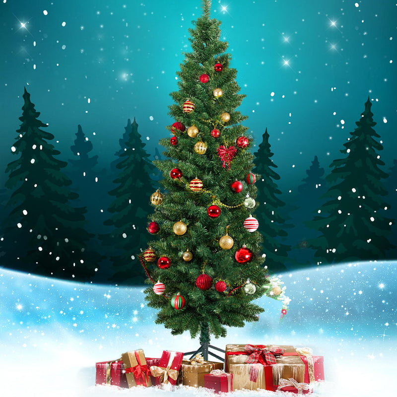 Jingle Jollys 6FT Slim Christmas Tree - Sale Now