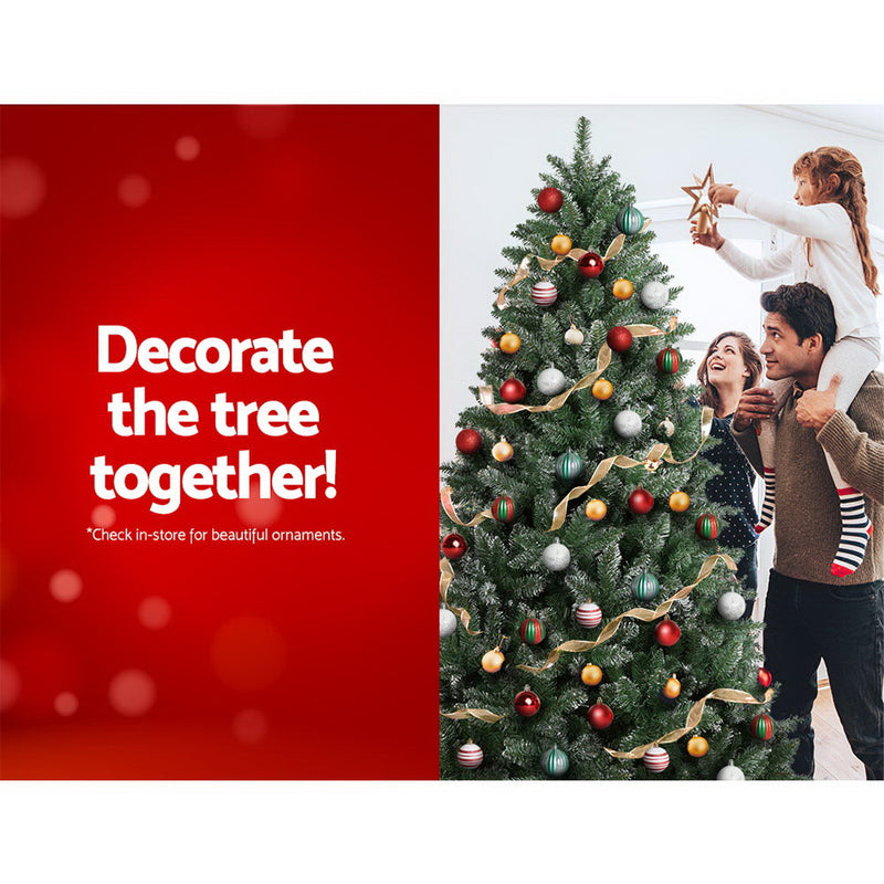 Jingle Jollys 7FT Snow Tips Christmas Tree - Sale Now