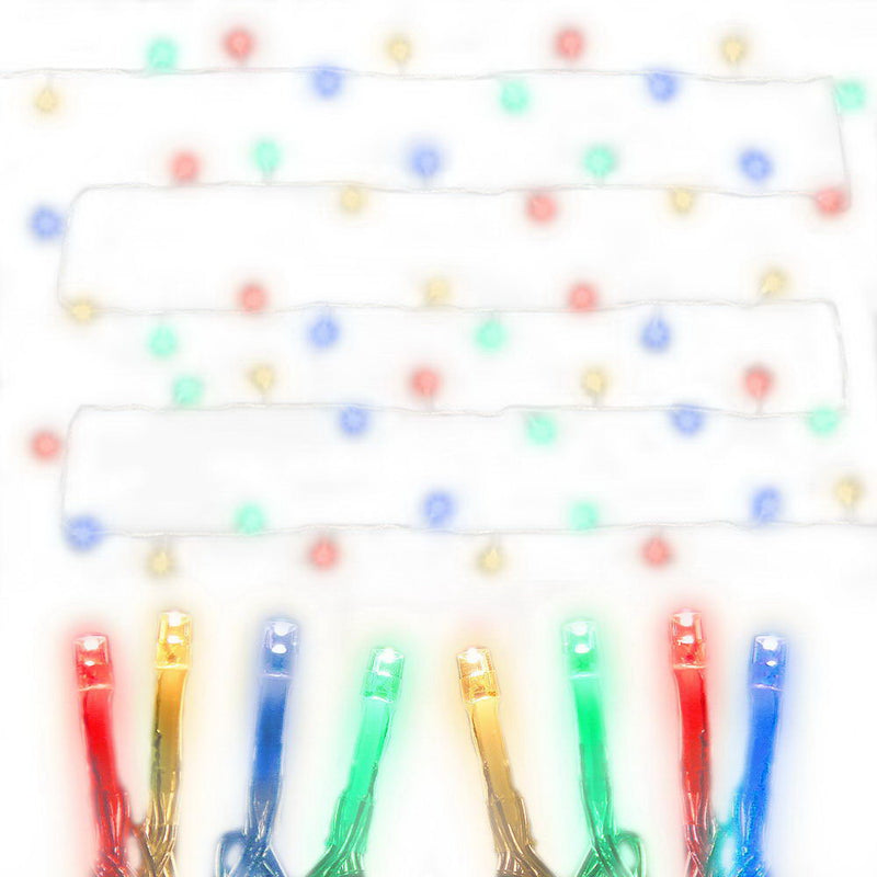 Jingle Jollys 100M Christmas String Lights 500LED Multi Colour - Sale Now