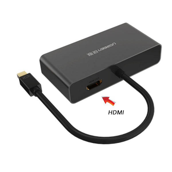 UGREEN 3-in-1 Mini DisplayPort to HDMI&VGA&DVI converter - black (10440) - Sale Now