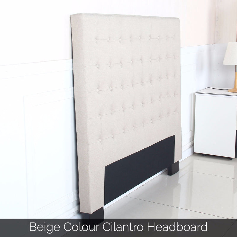 Cilantro Queen Beige Headboard - Sale Now