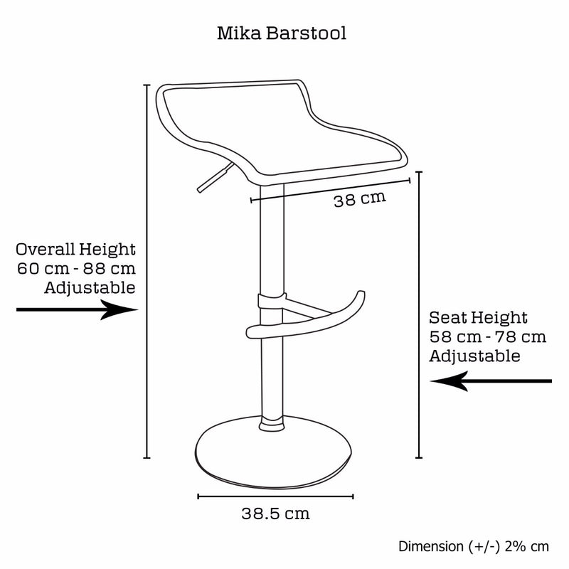 2 X Mika Barstool - Sale Now