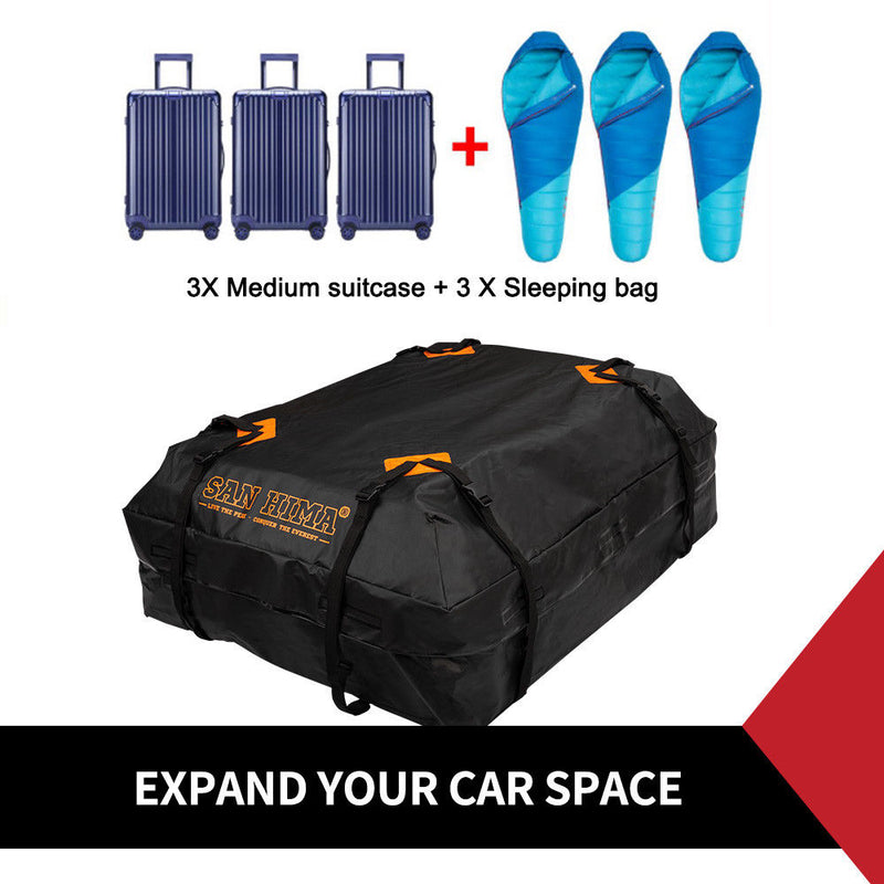Car Roof Bag Top Rack Travel Cargo Carrier Luggage Storage Bag Waterproof - Sale Now