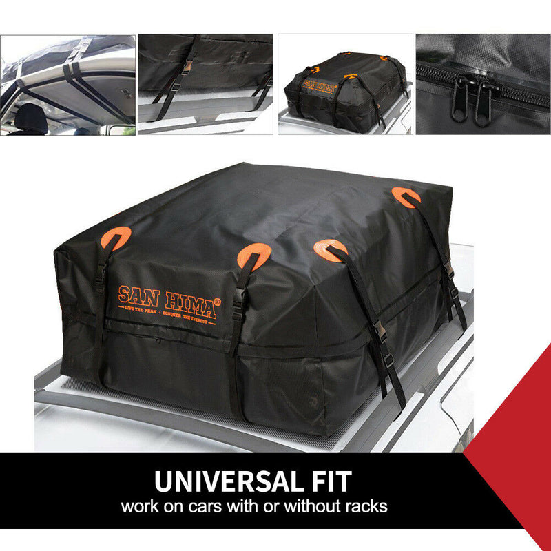 Car Roof Bag Top Rack Travel Cargo Carrier Luggage Storage Waterproof Bag - Sale Now