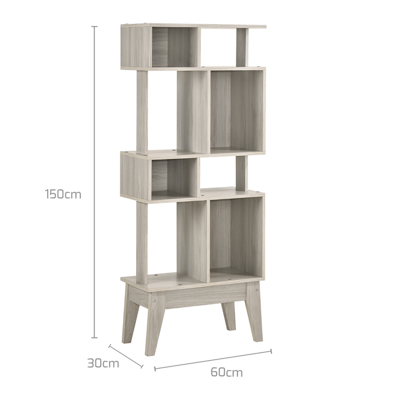 Display Shelf Cabinet In White Oak - Sale Now
