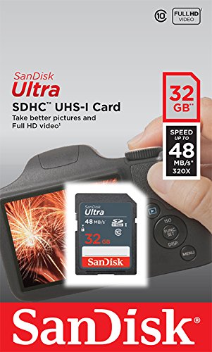SANDISK 32GB SDHC CLASS 10 ULTRA 48MB/s  SDSDUNB-032G - Sale Now