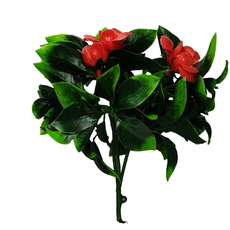 Elegant Red Rose Vertical Garden / Green Wall UV Resistant Sample - Sale Now