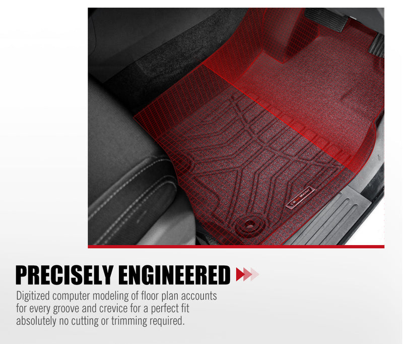 KIWI MASTER 3D TPE Floor Mats Liner fit Toyota Landcruiser Prado 150 2013-2020 MY20
