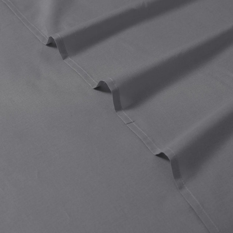 Elan Linen 1200TC Organic Cotton King Grey Sheet Set - Sale Now