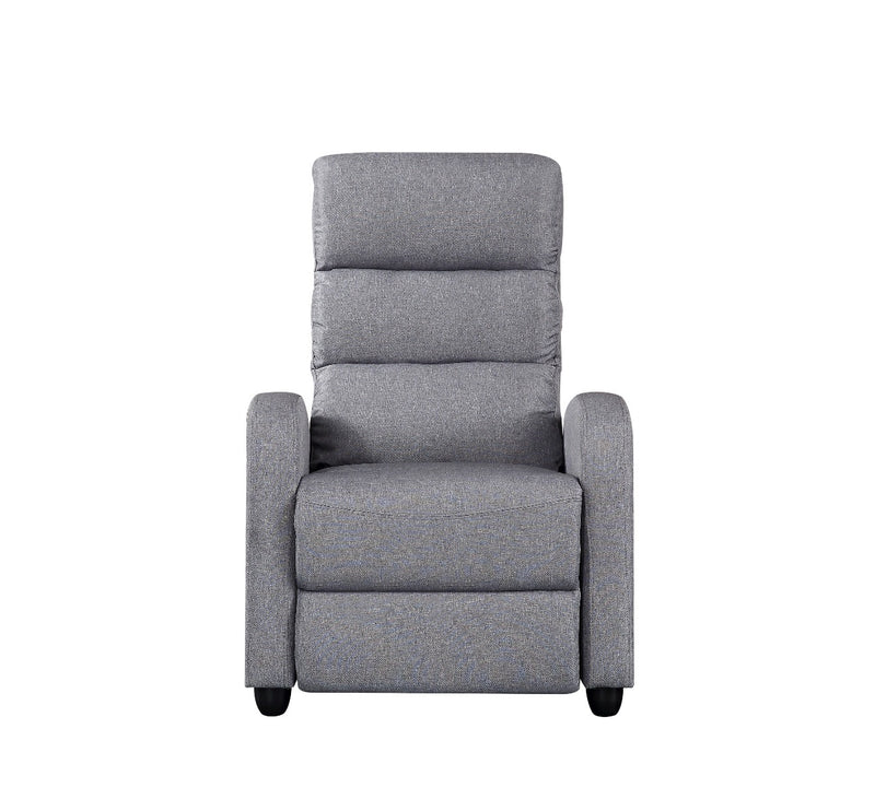 Luxury Fabric Recliner Chair - Grey - Sale Now