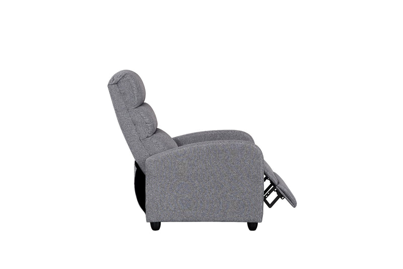 Luxury Fabric Recliner Chair - Grey - Sale Now