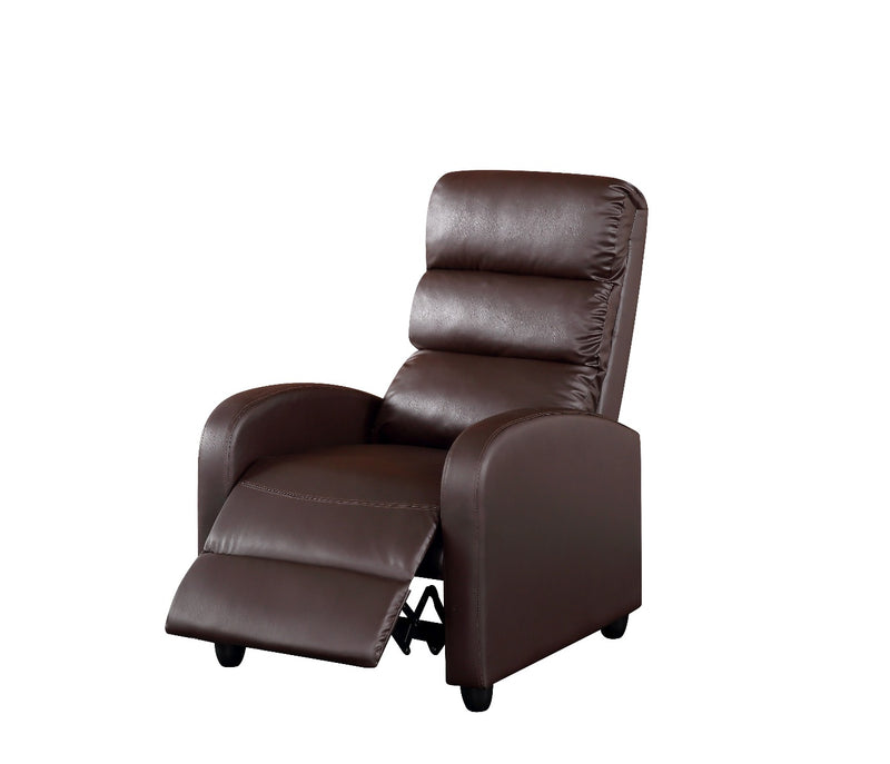 Luxury Leather Recliner Chair Armchair - Brown - Sale Now