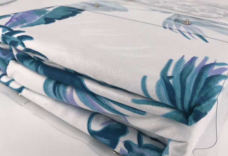 Queen Size 3pcs Tropical Plant Quilt Cover Set - Sale Now