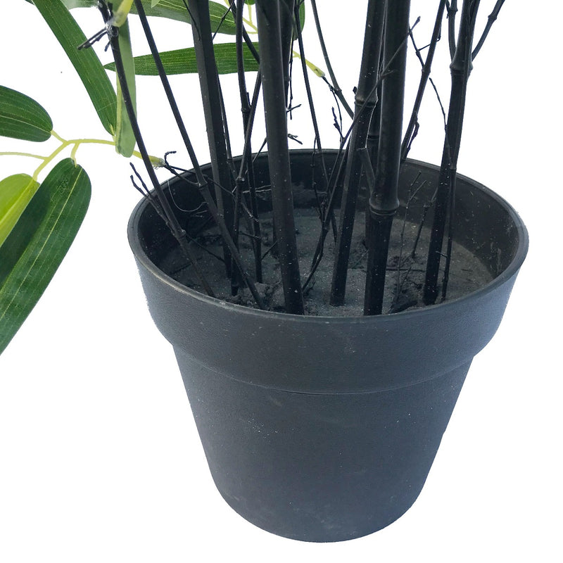 Artificial Bamboo Black Bamboo 180cm Real Touch Leaves - Sale Now