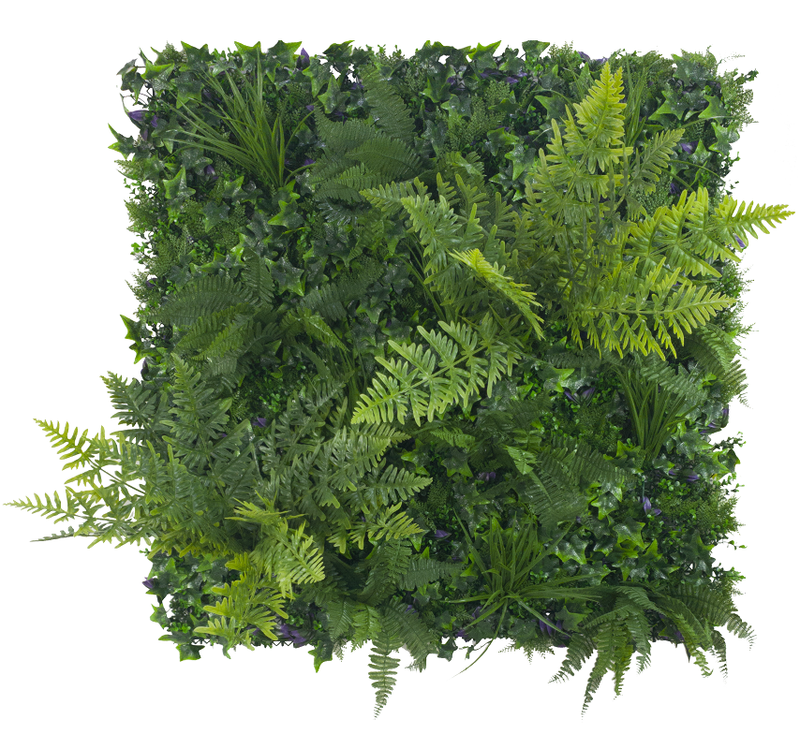 Jungle Fern Vertical Garden / Green Wall UV Resistant 1m x 1m - Sale Now