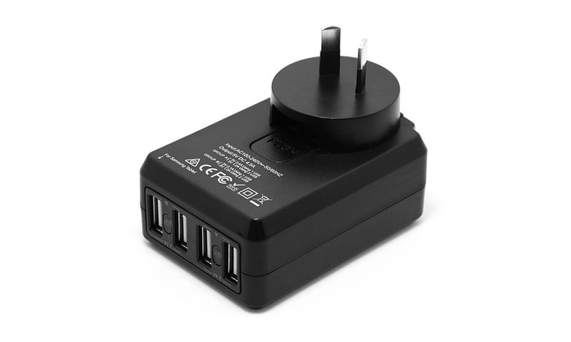 Mozbit 4.5A 4-Port USB Travel Wall Charger - Sale Now