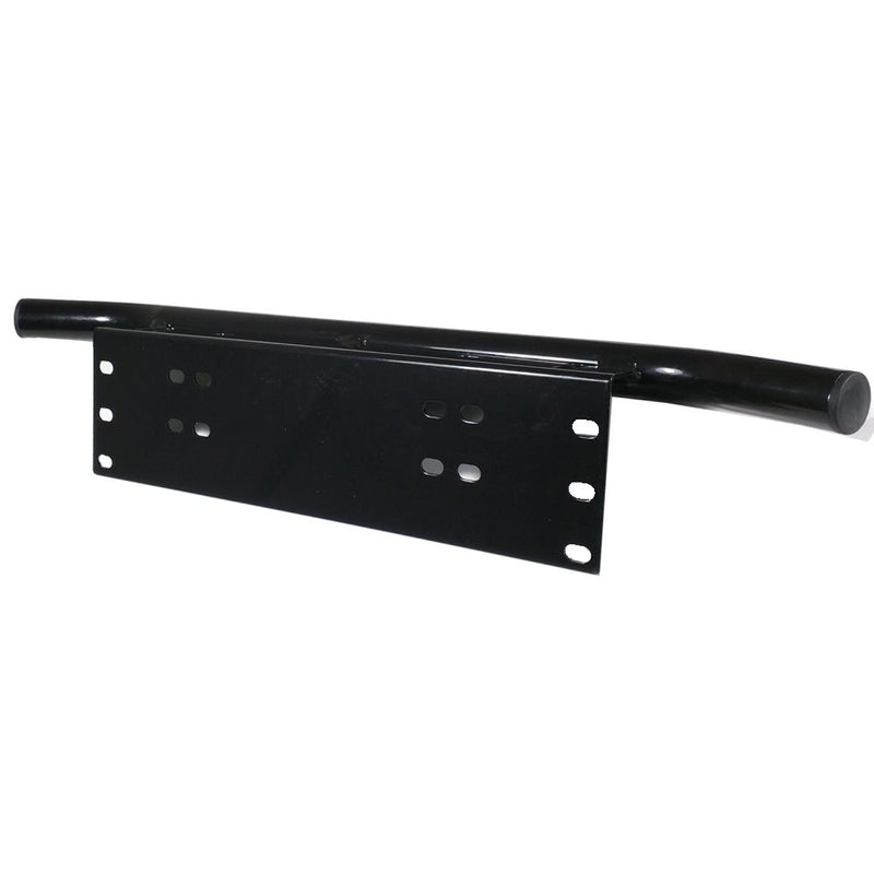 Number Plate Frame BullBar Mount Bracket Car Driving Light Bar Holder Black AU - Sale Now