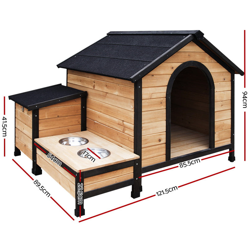 i.Pet Extra Large Wooden Pet Kennel with Storage - Sale Now