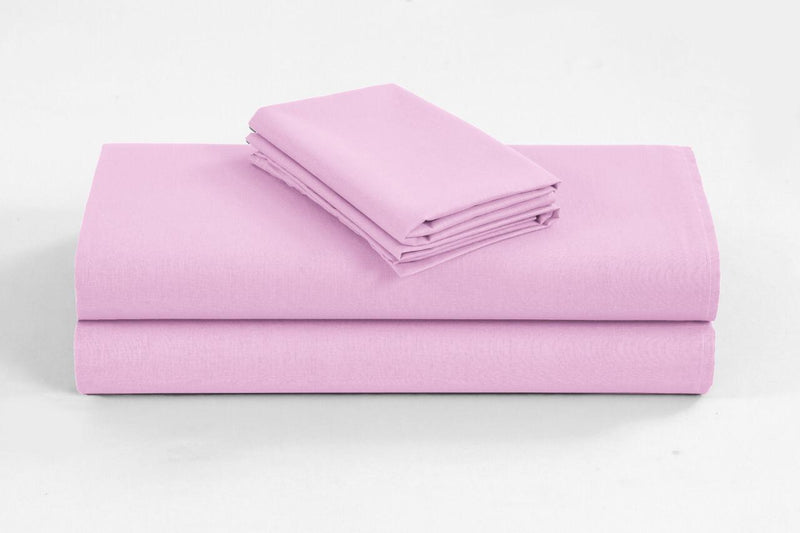 Elan Linen 1200TC Organic Cotton King Single Sheet Sets Pink