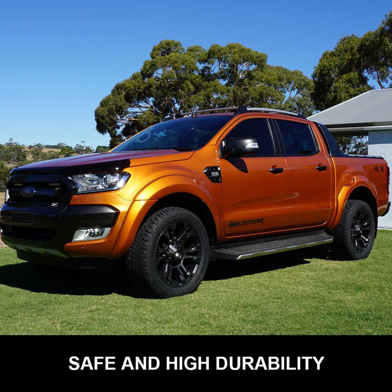 SIDE STEPS RUNNING BOARDS FOR FORD RANGER PXII DUAL CAB XLT 2015-2018 WILDTRAK - Sale Now