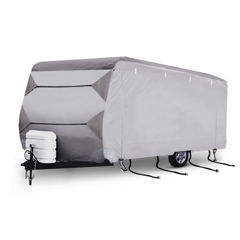 18-20ft Caravan Cover Campervan 4 Layers UV Waterproof Heavy Duty