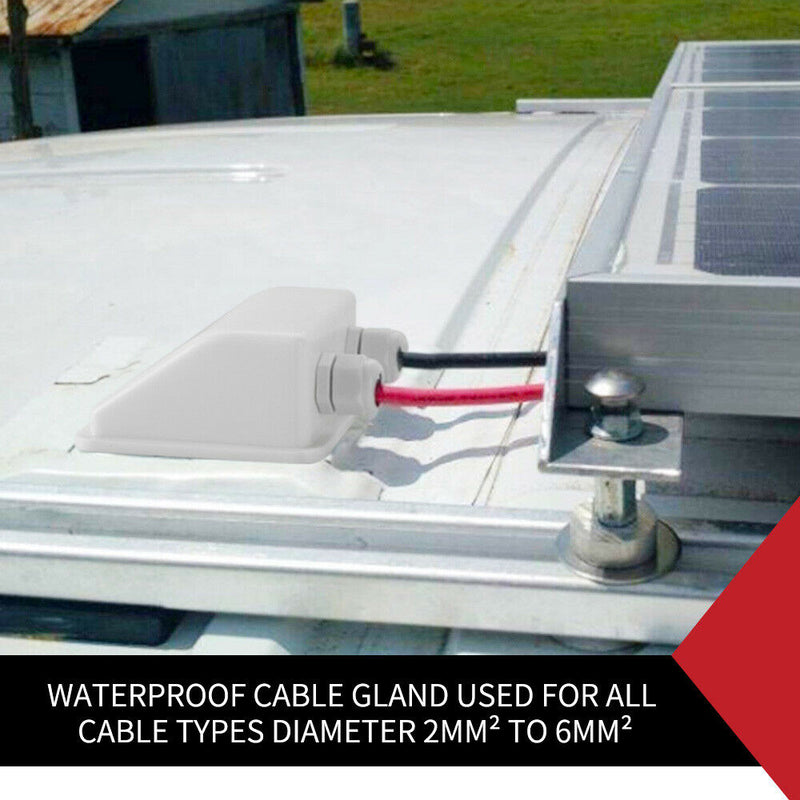 7Pcs Solar Panel Corner Mounting Brackets Kit Caravan Boat Rv Vehicle Roof Mount - Sale Now