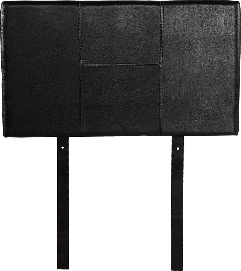 PU Leather Single Bed Headboard Bedhead - Black - Sale Now