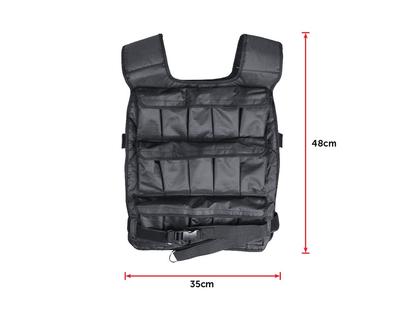 30Kg Adjustable Weighted Training Vest - Sale Now