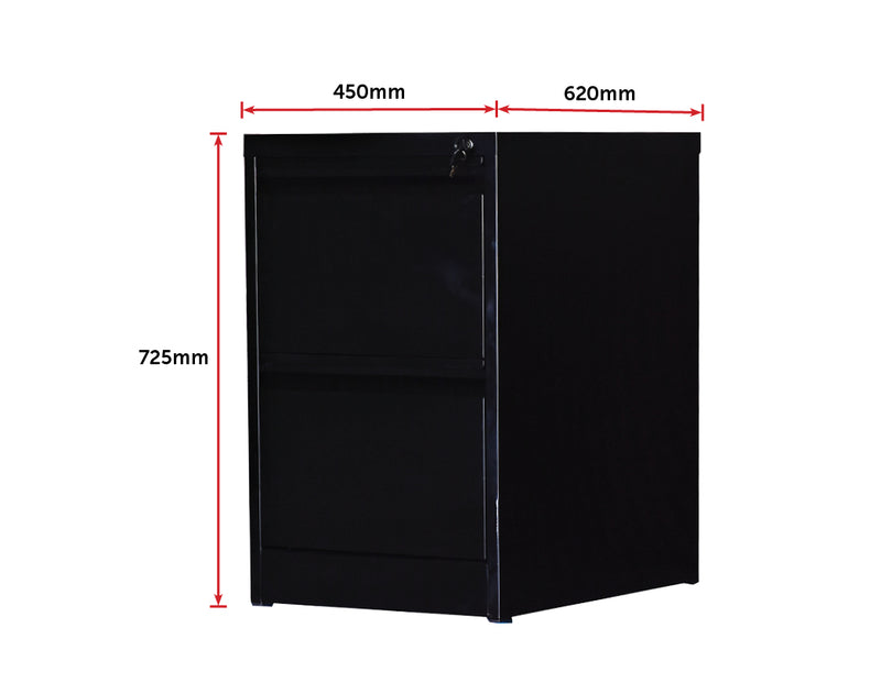 2-Drawer Shelf Office Gym Filing Storage Locker Cabinet - Sale Now
