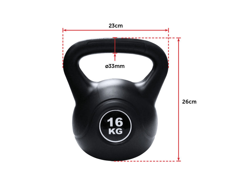 Kettle Bell 16KG Training Weight Fitness Gym Kettlebell - Sale Now