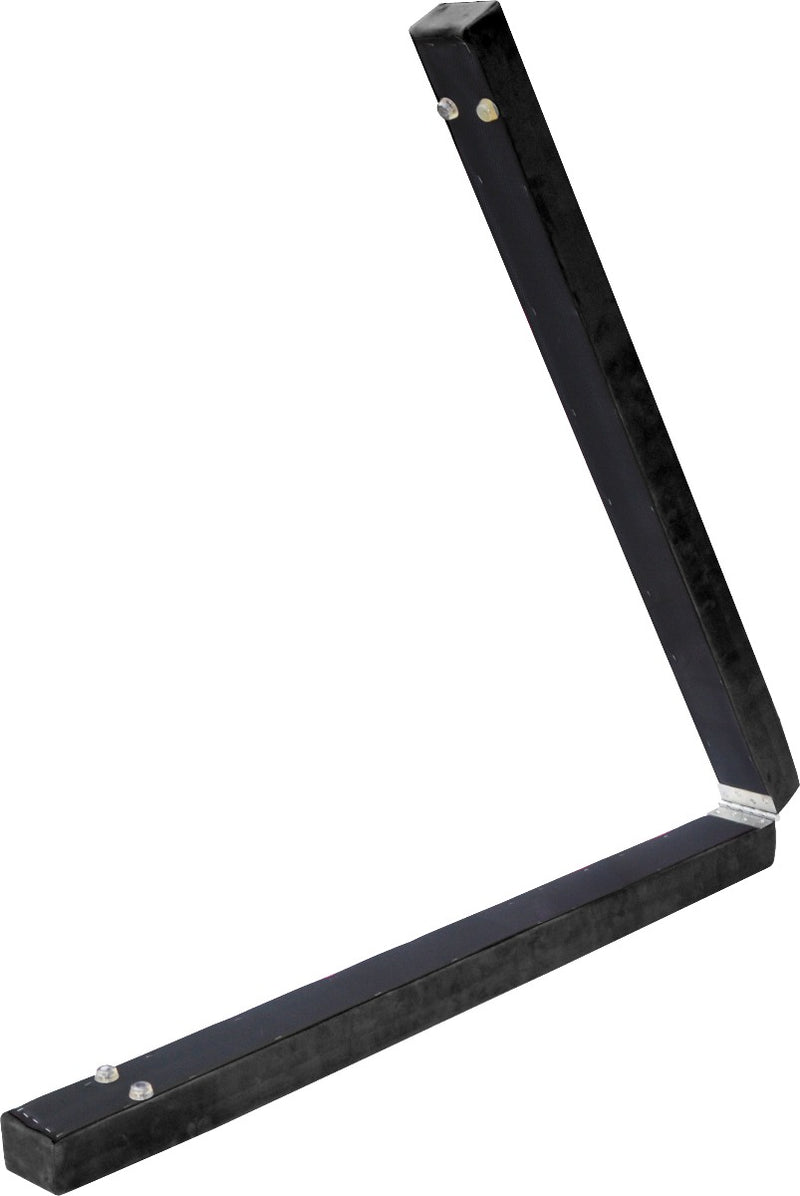 2.2m Gymnastics Folding Balance Beam Black Synthetic Suede - Sale Now
