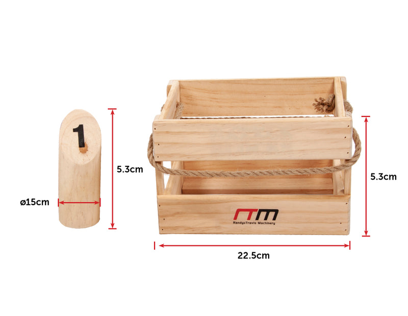 Number Toss Wooden Set Outdoor Games with Carry Case - Sale Now