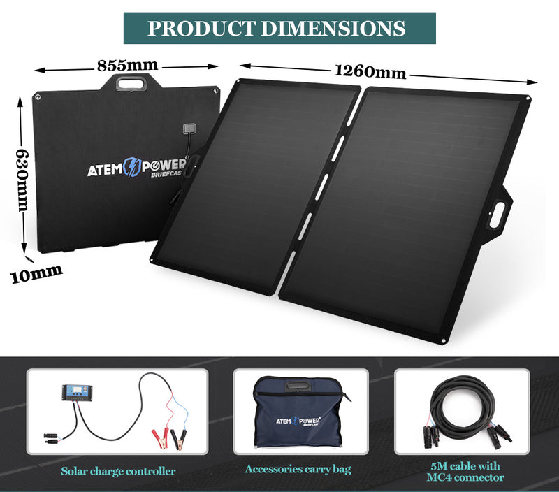 12V 250W Folding Solar Mat Blanket Solar Panel Kit 12V Camping Battery Charger - Sale Now