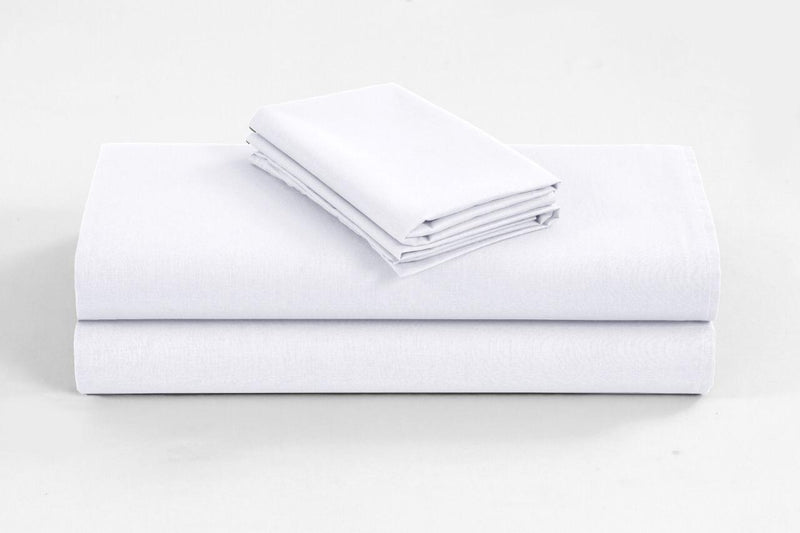 Elan Linen 1200TC Organic Cotton King Single Sheet Sets White