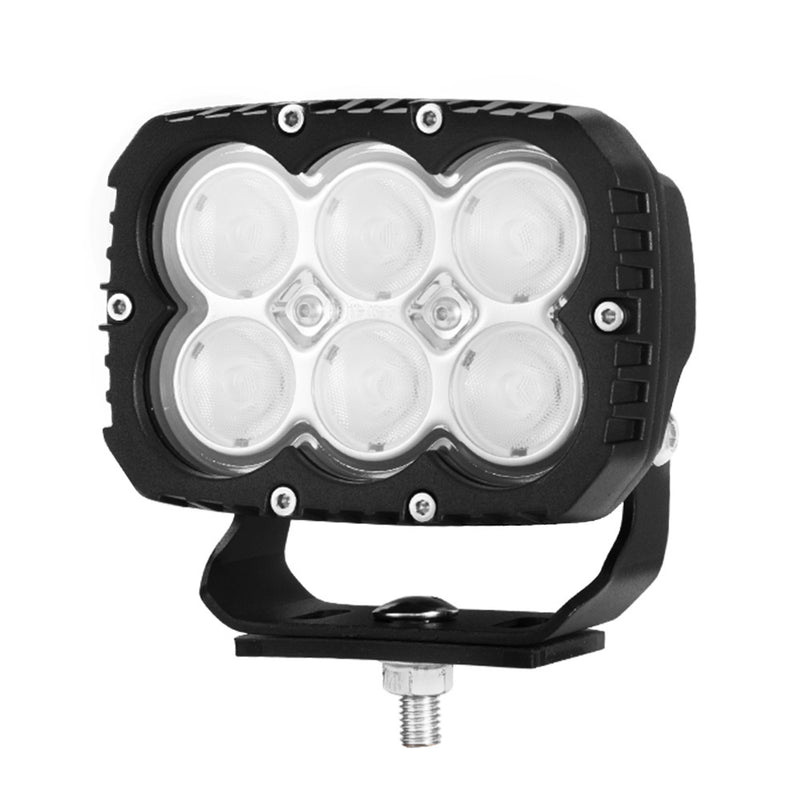 5Inch Cree Led Work Light Square Flood Beam Industrial Grade Offroad Tractor
