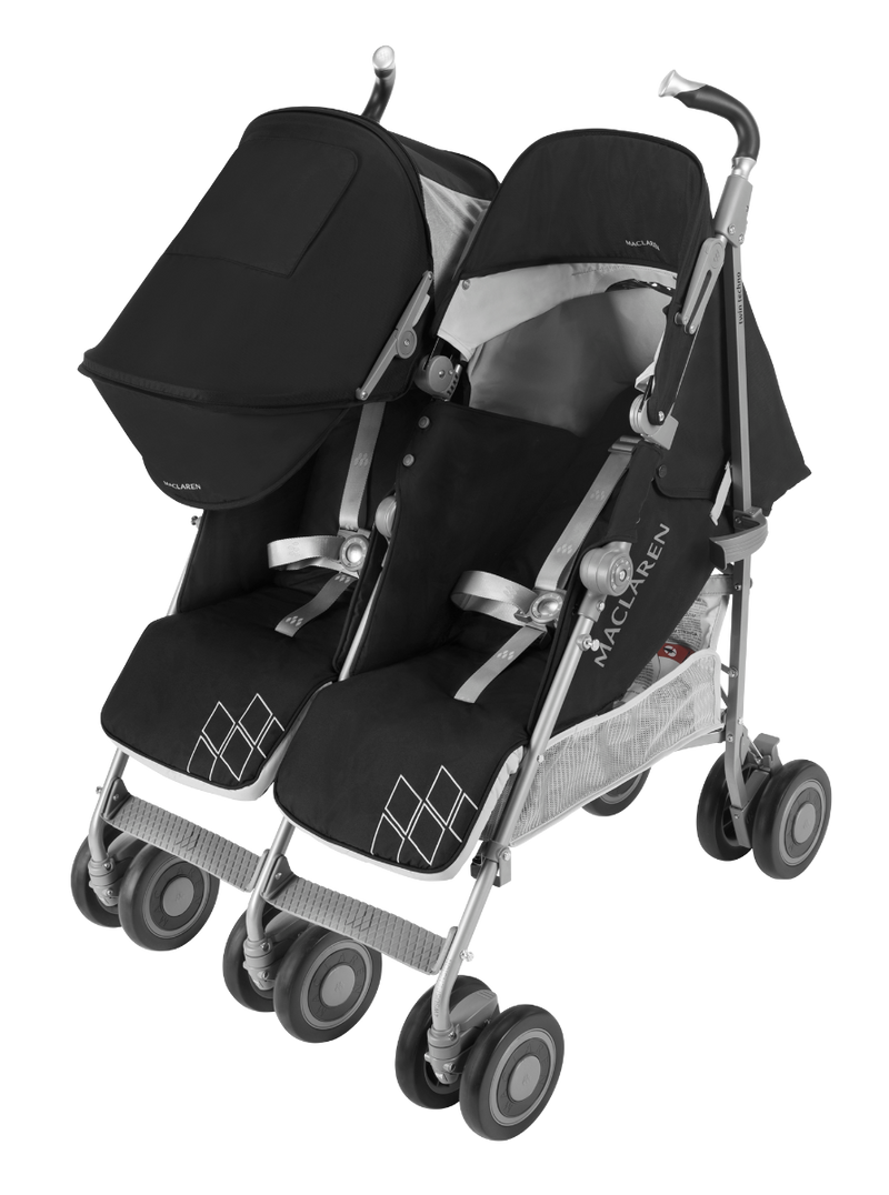 Twin Techno Stroller - Black - Sale Now